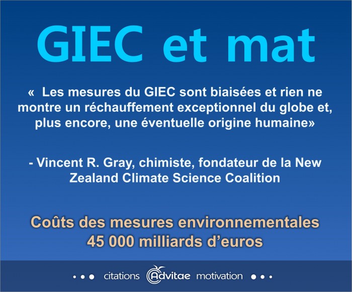 Climat: Les mesures du GIEC sont biaisées et rien ne montre un réchauffement exceptionnel du globe