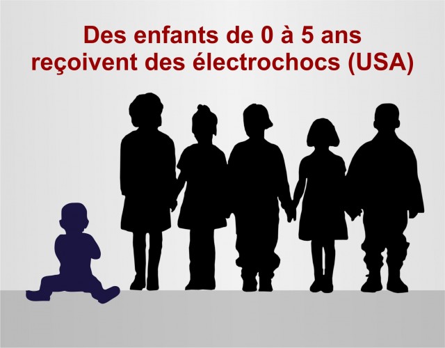 Des enfants de 0-5 ans reçoivent des électro-chocs (ECT) aux États-Unis