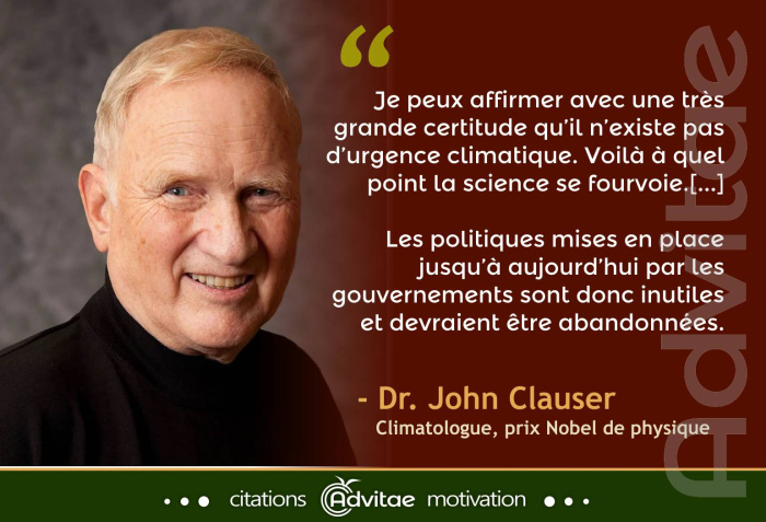 Clauser: Je peux affirmer avec une très grande certitude qu’il n’existe pas d’urgence climatique et les politiques climatiques sont inutiles.